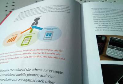 Page spread from The Mobile Book