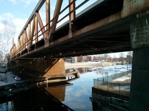 Railway bridge in Tampere