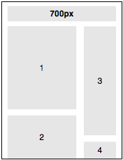 Narrow web page mockup