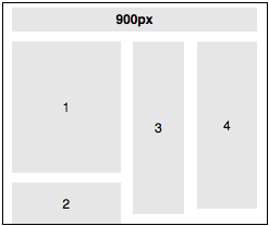 Normal width web page mockup
